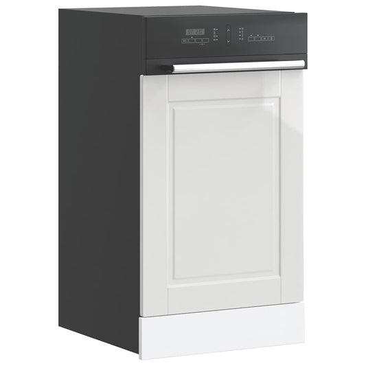 Dishwasher Panel Porto High Gloss White 45x1,5x67 cm Engineered Wood