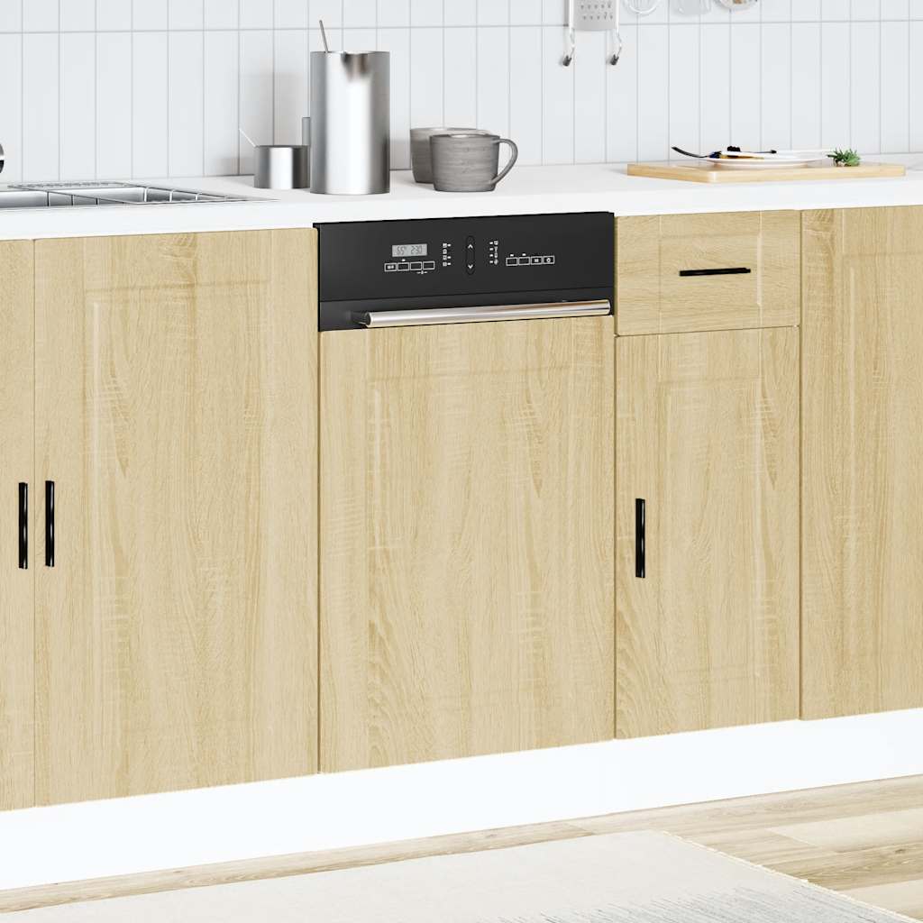 Dishwasher Panel Porto Sonoma Oak 45x1,5x67 cm Engineered Wood