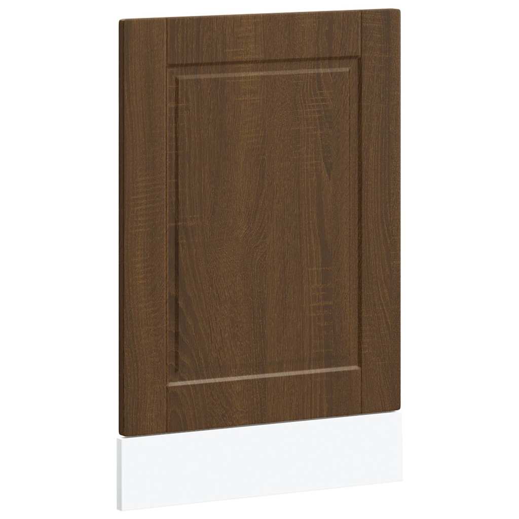 Dishwasher Panel Porto Brown Oak 45x1,5x67 cm Engineered Wood