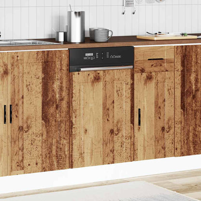 Dishwasher Panel Porto Old Wood 45x1,5x67 cm Engineered Wood