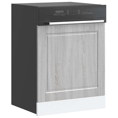 Dishwasher Panel Porto Grey Sonoma 60x1.5x67 cm Engineered Wood