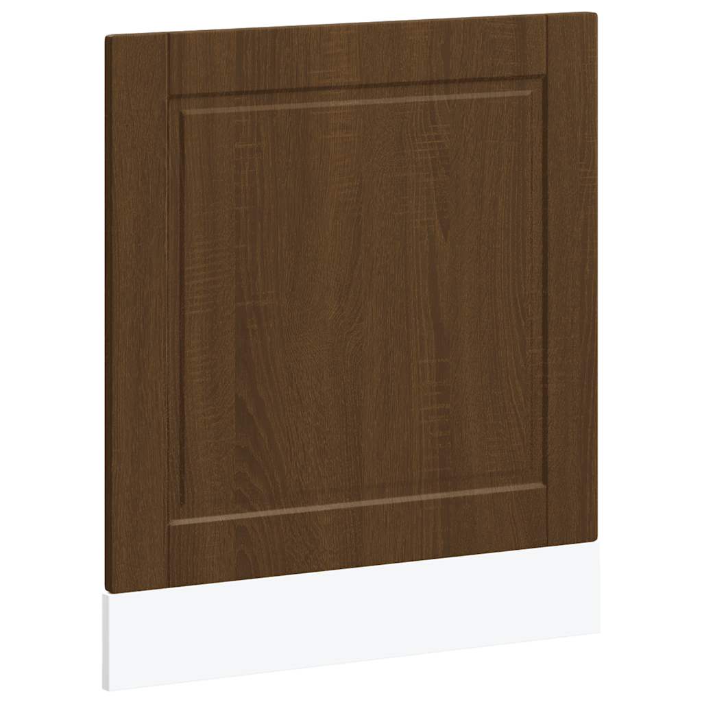 Dishwasher Panel Porto Brown Oak 60x1.5x67 cm Engineered Wood