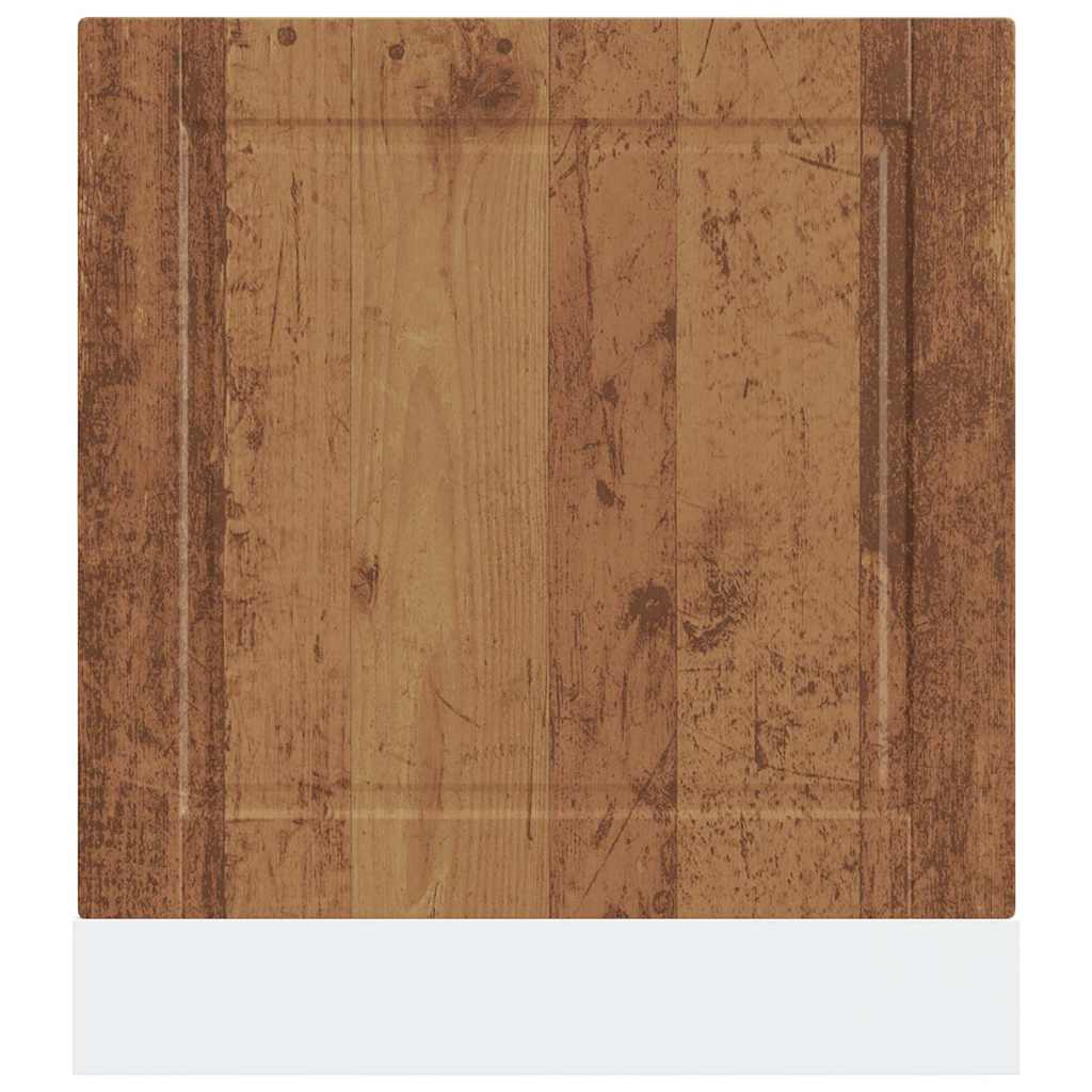 Dishwasher Panel Porto Old Wood 60x1.5x67 cm Engineered Wood