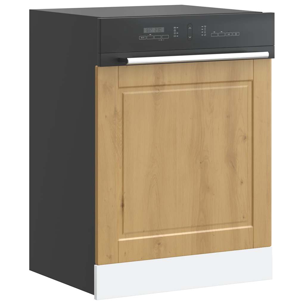 Dishwasher Panel Porto Artisan Oak 60x1.5x67 cm Engineered Wood