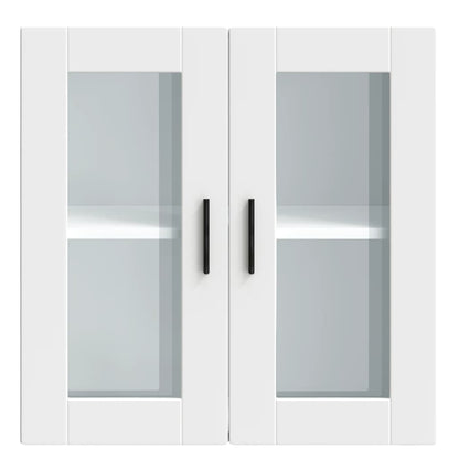 Kitchen Wall Cabinet with Glass Door Porto White