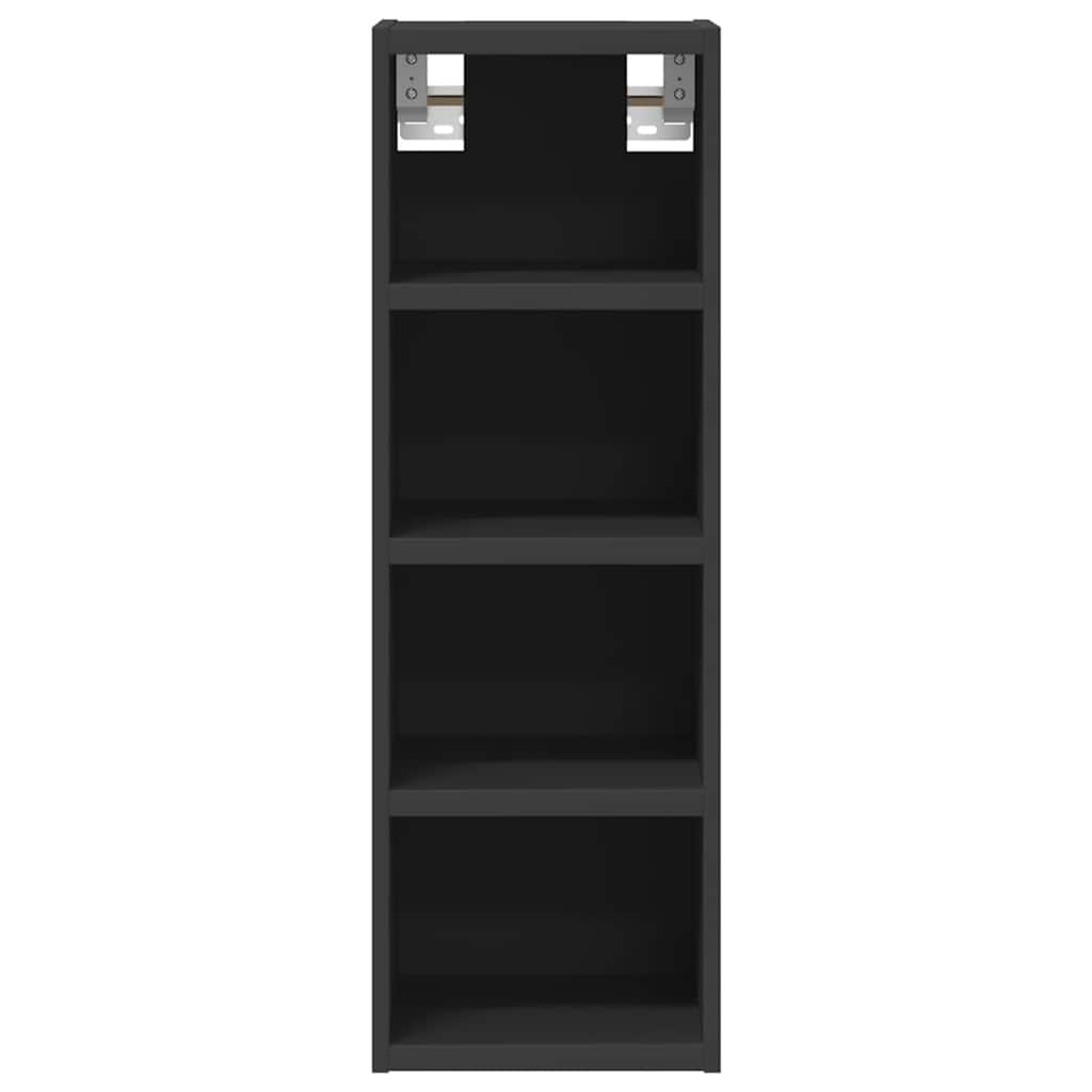 Hanging Cabinet Black 20x29.5x60 cm Engineered Wood