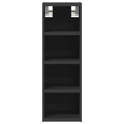 Hanging Cabinet Black 20x29.5x60 cm Engineered Wood