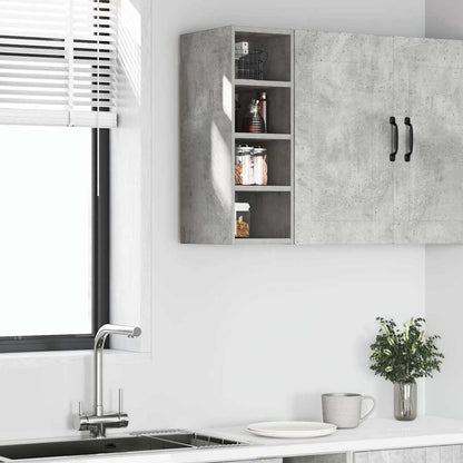 Hanging Cabinet Concrete Grey 20x29.5x60 cm Engineered Wood