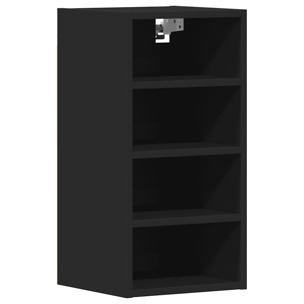 Hanging Cabinet Black 30x29.5x60 cm Engineered Wood