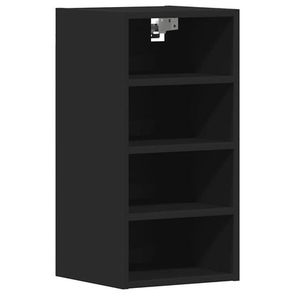 Hanging Cabinet Black 30x29.5x60 cm Engineered Wood