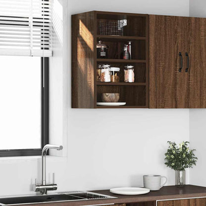 Hanging Cabinet Brown Oak 40x29.5x60 cm Engineered Wood