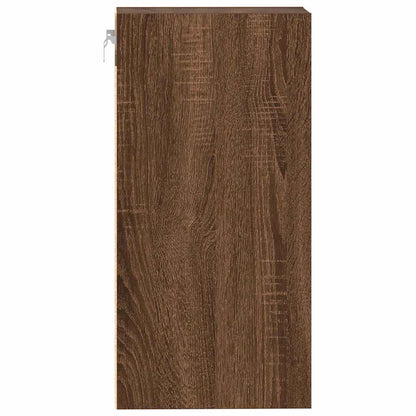 Hanging Cabinet Brown Oak 40x29.5x60 cm Engineered Wood