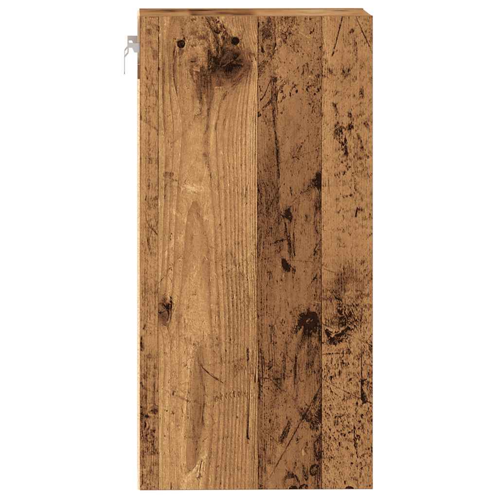 Hanging Cabinet Old Wood 40x29.5x60 cm Engineered Wood