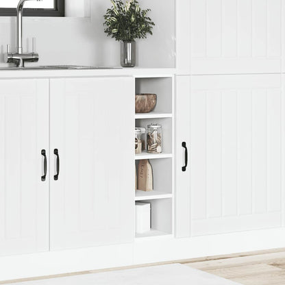 Bottom Cabinet White 20x44,5x81,5 cm Engineered Wood