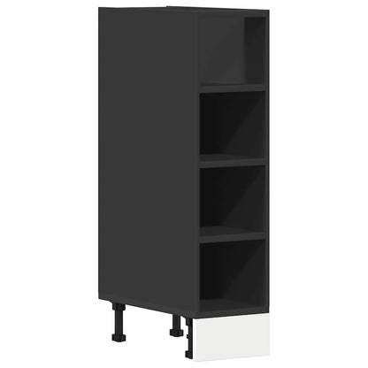 Bottom Cabinet Black 20x44,5x81,5 cm Engineered Wood