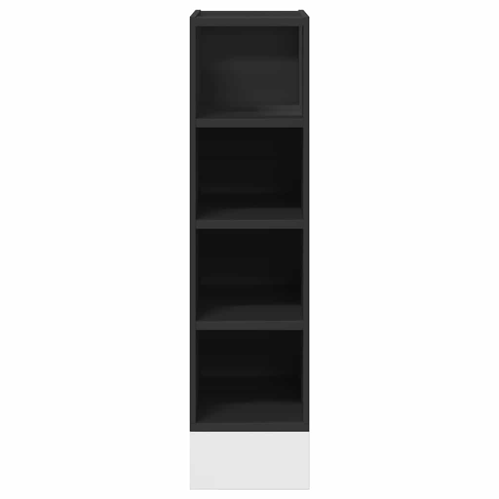 Bottom Cabinet Black 20x44,5x81,5 cm Engineered Wood