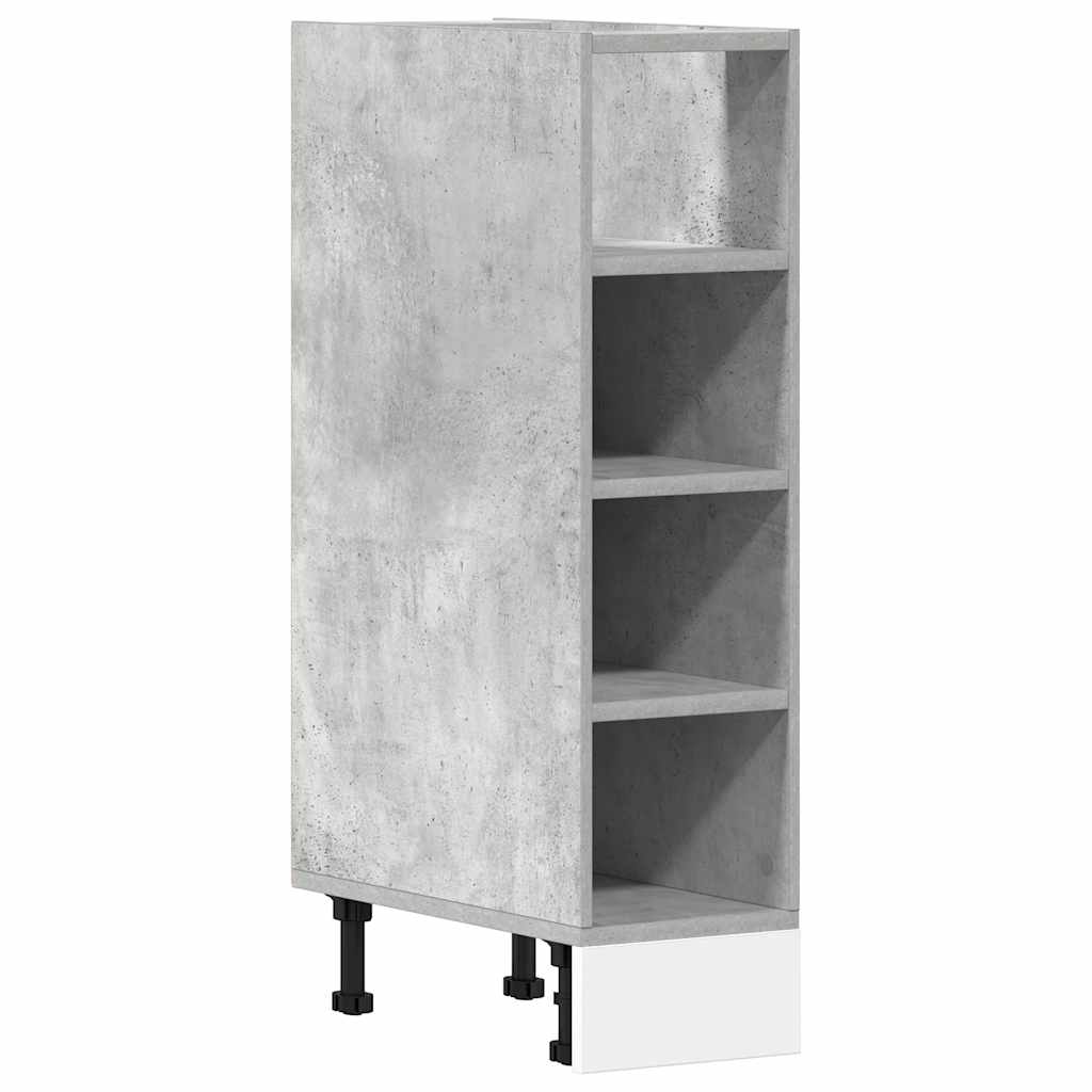 Bottom Cabinet Concrete Grey 20x44,5x81,5 cm Engineered Wood