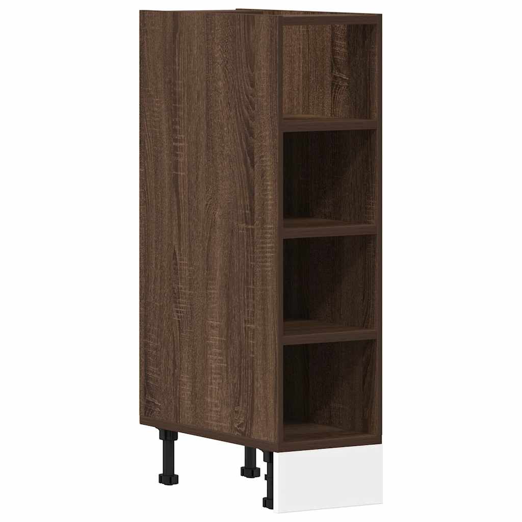 Bottom Cabinet Brown Oak 20x44,5x81,5 cm Engineered Wood