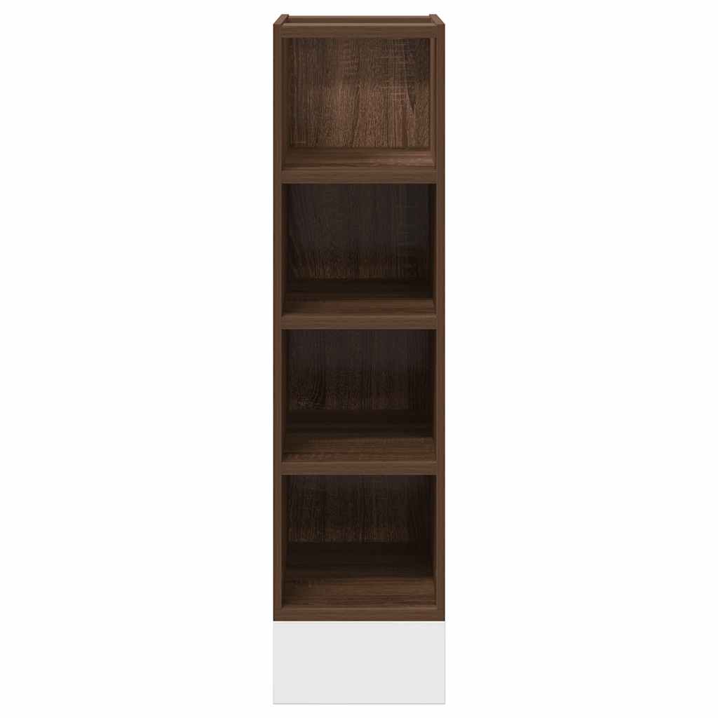 Bottom Cabinet Brown Oak 20x44,5x81,5 cm Engineered Wood