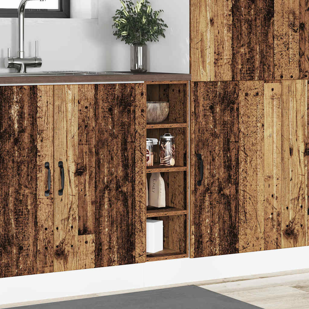 Bottom Cabinet Old Wood 20x44,5x81,5 cm Engineered Wood