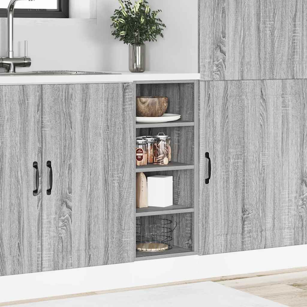 Bottom Cabinet Grey Sonoma 30x44,5x81,5 cm Engineered Wood