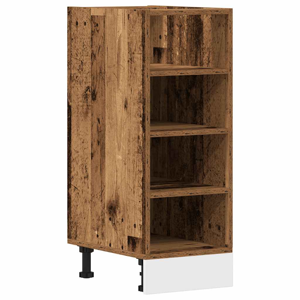 Bottom Cabinet Old Wood 30x44,5x81,5 cm Engineered Wood