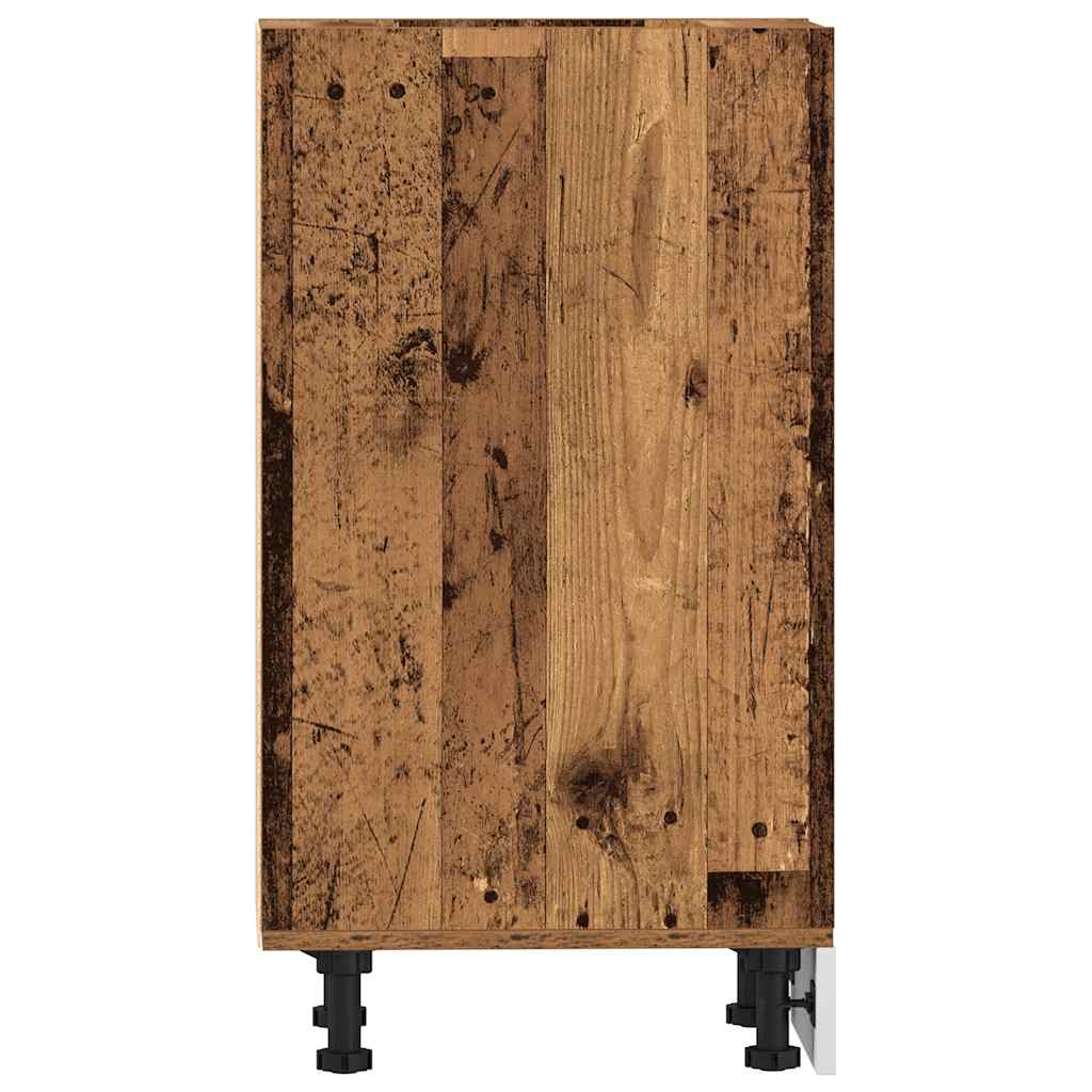 Bottom Cabinet Old Wood 30x44,5x81,5 cm Engineered Wood