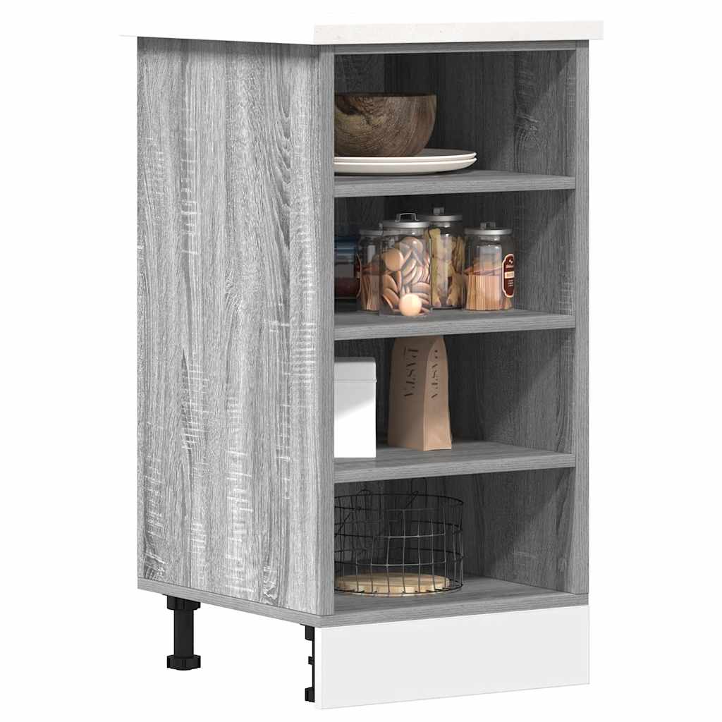 Bottom Cabinet Grey Sonoma 40x44.5x81.5 cm Engineered Wood