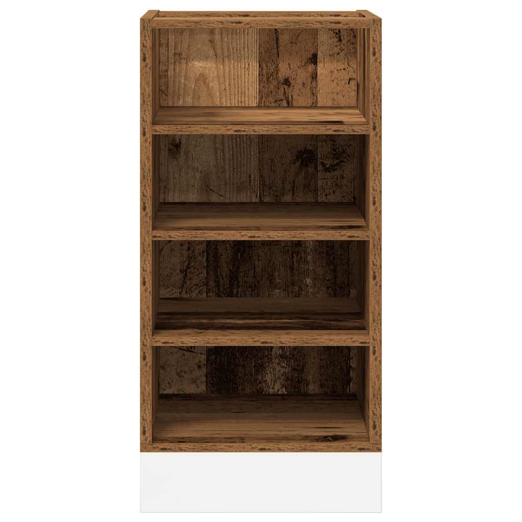 Bottom Cabinet Old Wood 40x44.5x81.5 cm Engineered Wood