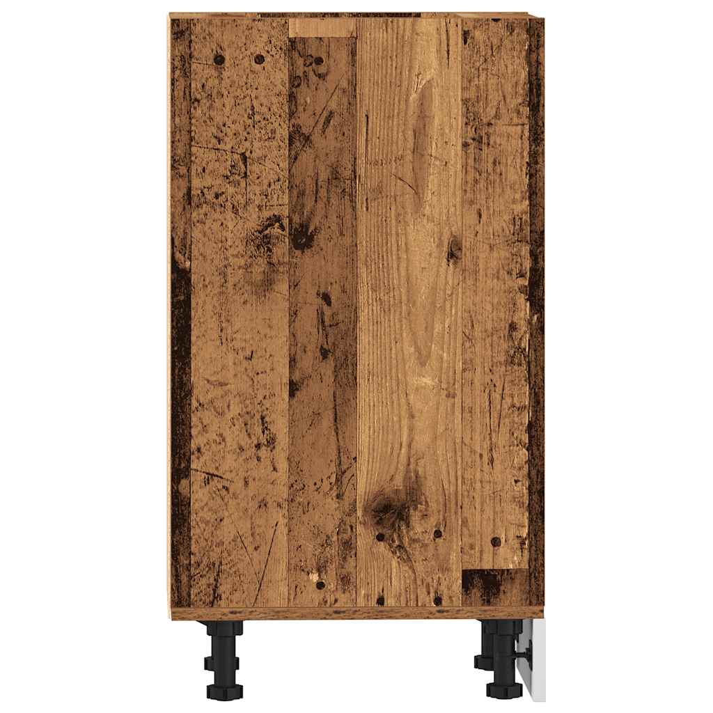 Bottom Cabinet Old Wood 40x44.5x81.5 cm Engineered Wood