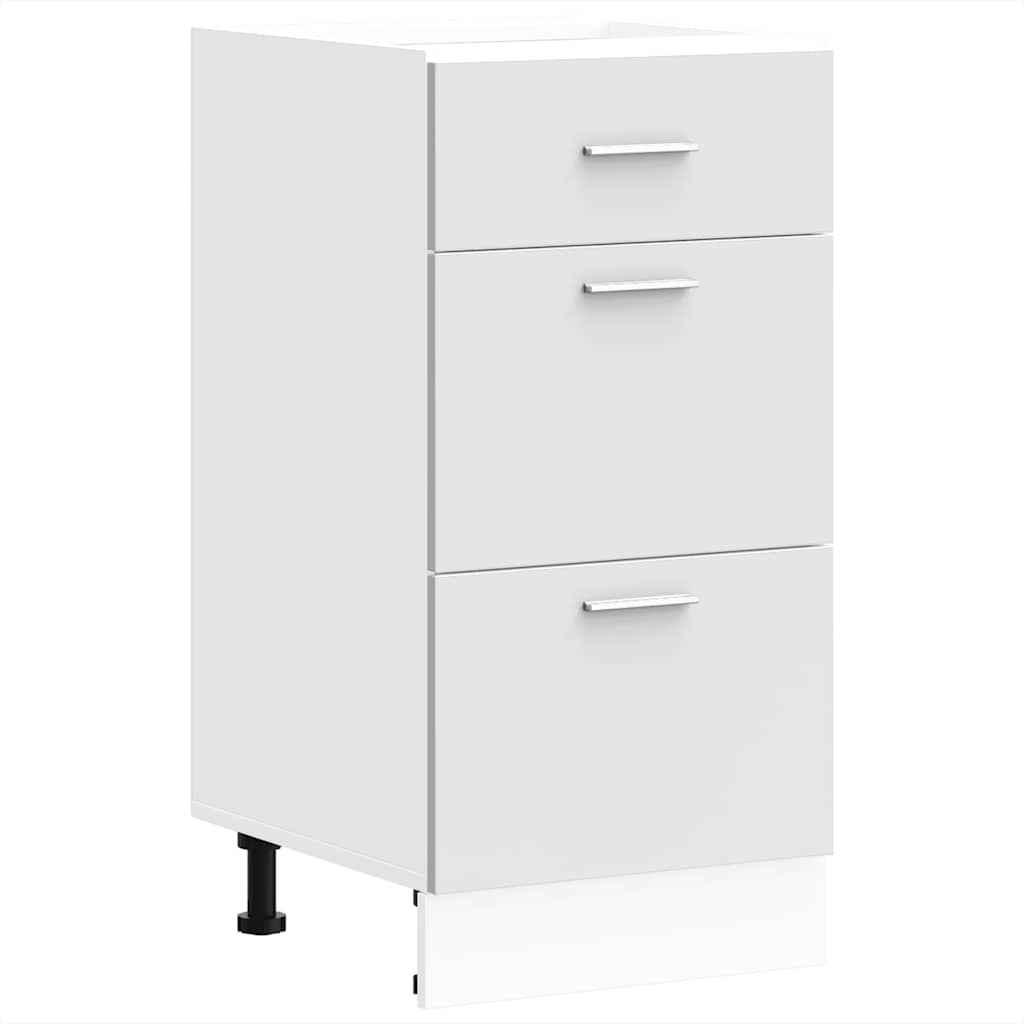 Bottom Cabinet White 40x46x81.5 cm Engineered Wood