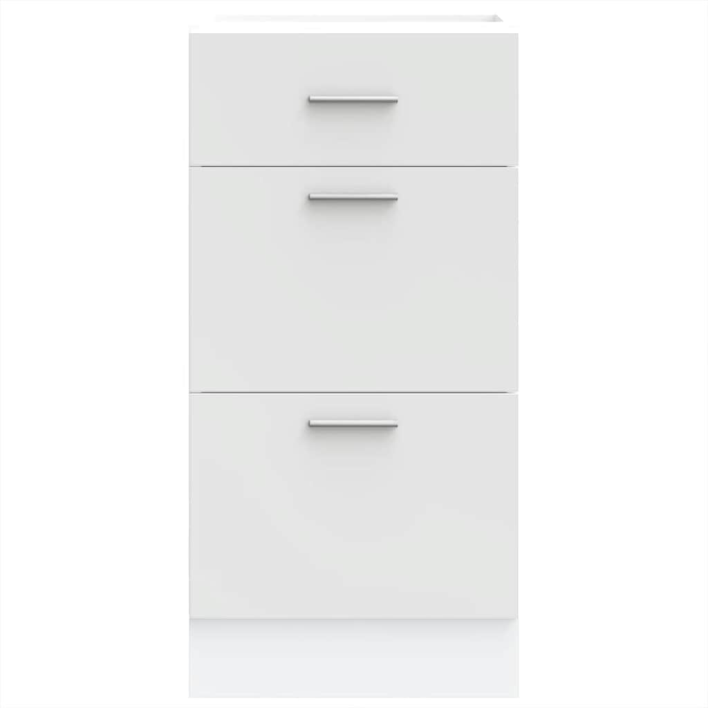 Bottom Cabinet White 40x46x81.5 cm Engineered Wood