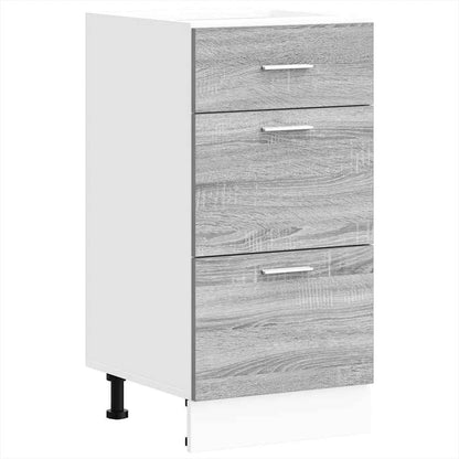 Bottom Cabinet Grey Sonoma 40x46x81.5 cm Engineered Wood