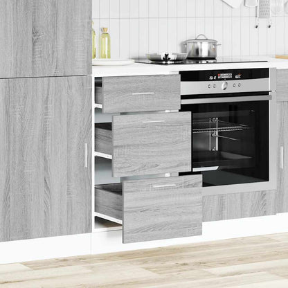 Bottom Cabinet Grey Sonoma 40x46x81.5 cm Engineered Wood