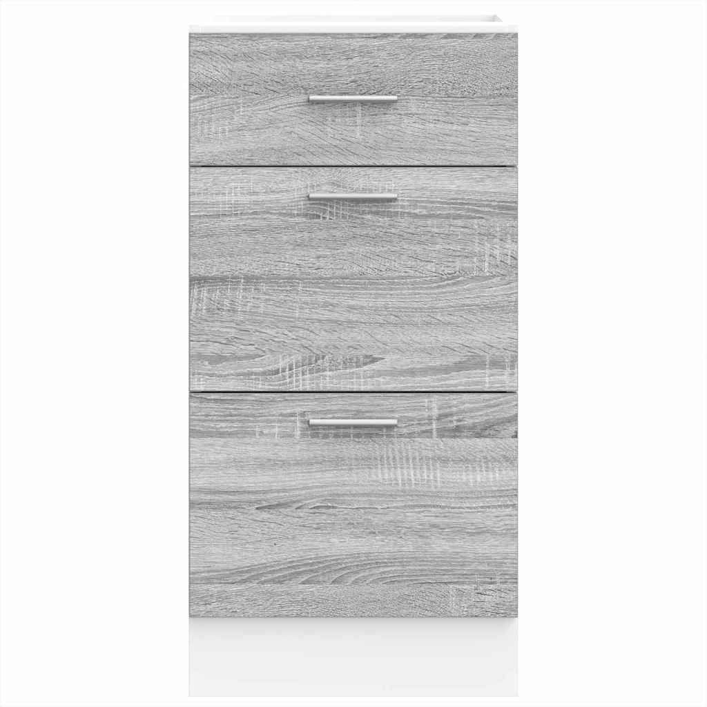 Bottom Cabinet Grey Sonoma 40x46x81.5 cm Engineered Wood