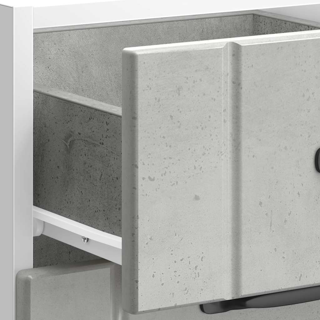 Kitchen Base Cabinet Lucca Concrete Grey Engineered Wood