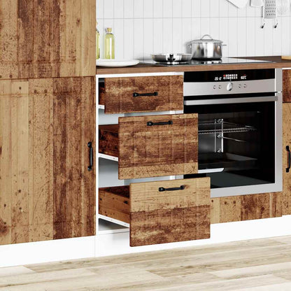 Kitchen Base Cabinet Lucca Old Wood Engineered Wood