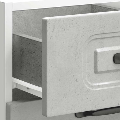 Kitchen Base Cabinet Kalmar Concrete Grey Engineered Wood