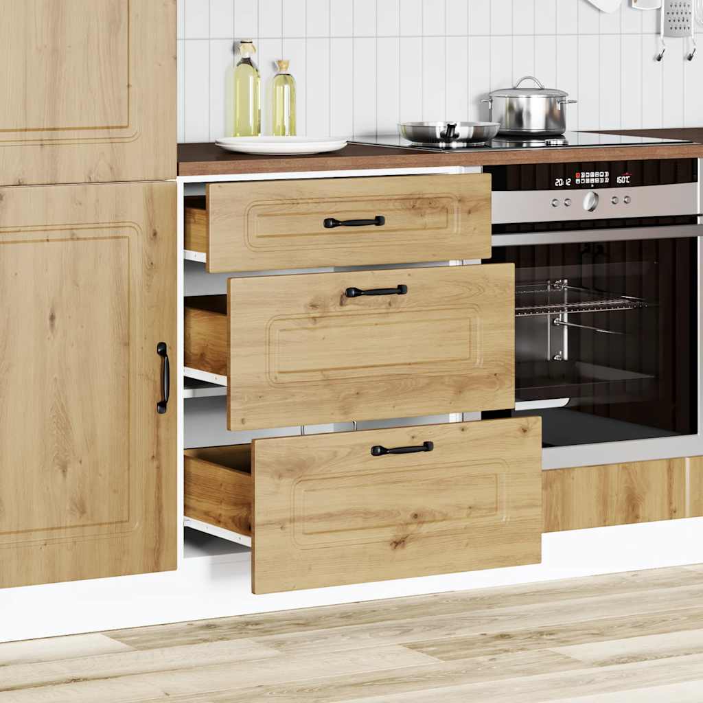 Kitchen Base Cabinet Kalmar Artisan Oak Engineered Wood