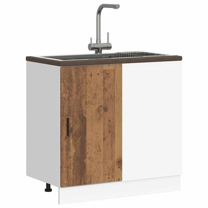 Sink Base Cabinet Old Wood Engineered Wood