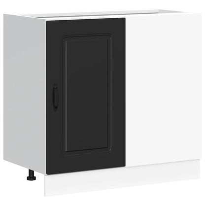 Kitchen Base Cabinet Kalmar Black Engineered Wood