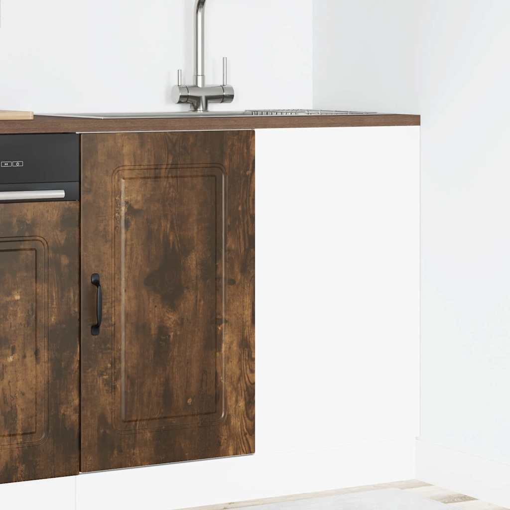 Kitchen Base Cabinet Kalmar Smoked Oak Engineered Wood