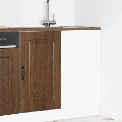 Kitchen Base Cabinet Kalmar Brown Oak Engineered Wood