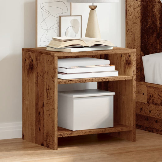 Bedside Cabinets 2 pcs Old Wood 40x30x40 cm Engineered Wood