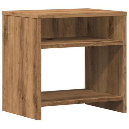 Bedside Cabinet Aritisian Oak 40x30x40 cm Engineered Wood