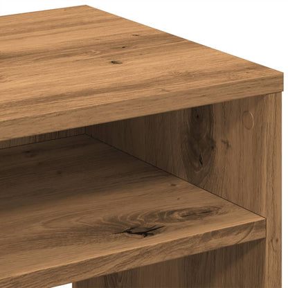 Bedside Cabinet Aritisian Oak 40x30x40 cm Engineered Wood