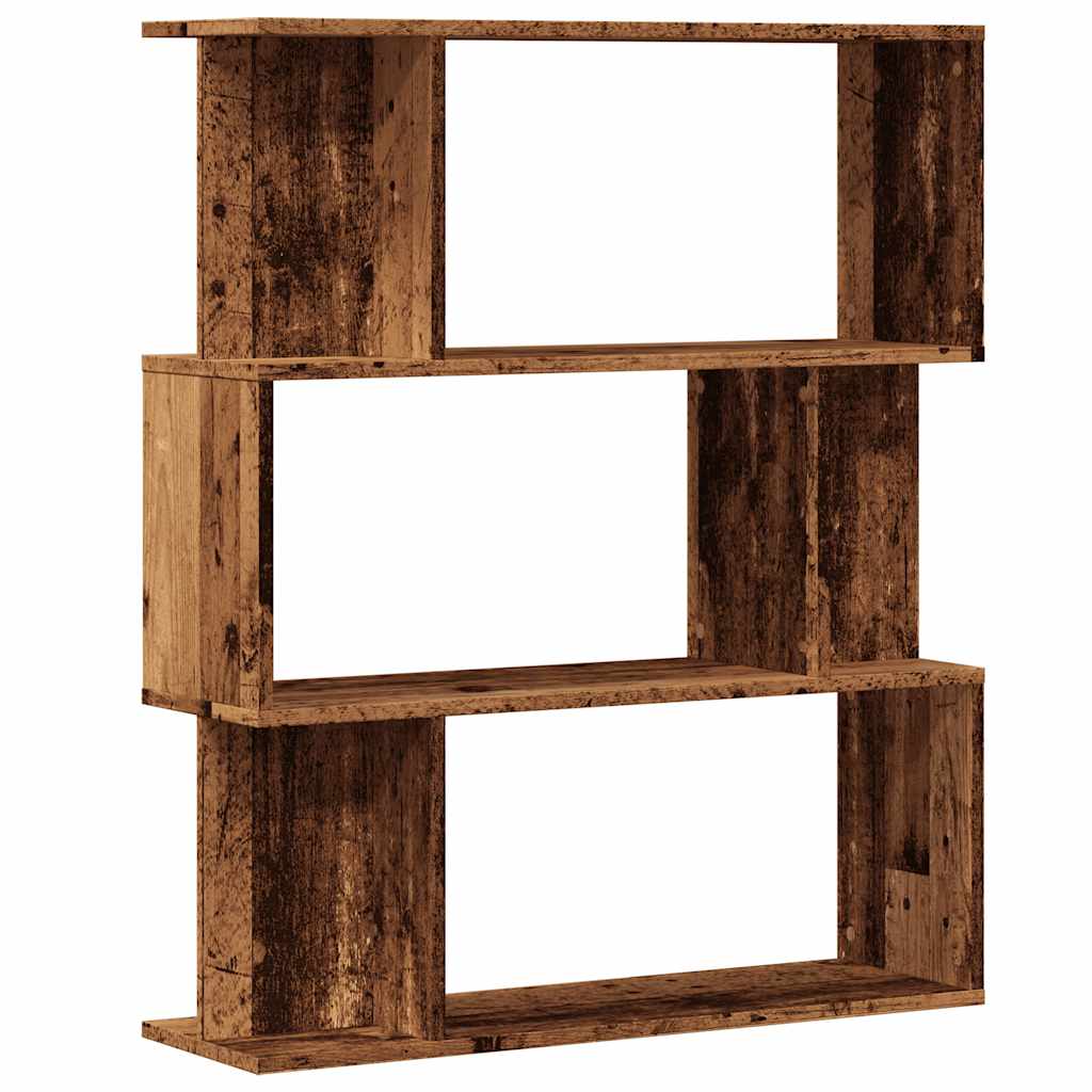 Book Cabinet Old Wood 80x24x96 cm Engineered Wood