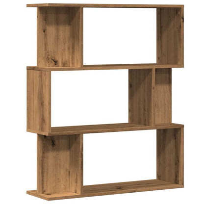 Book Cabinet Artisan Oak 80x24x96 cm Engineered Wood