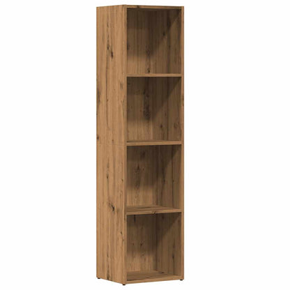 Book Cabinet Artisan Oak 36x30x114 cm Engineered Wood