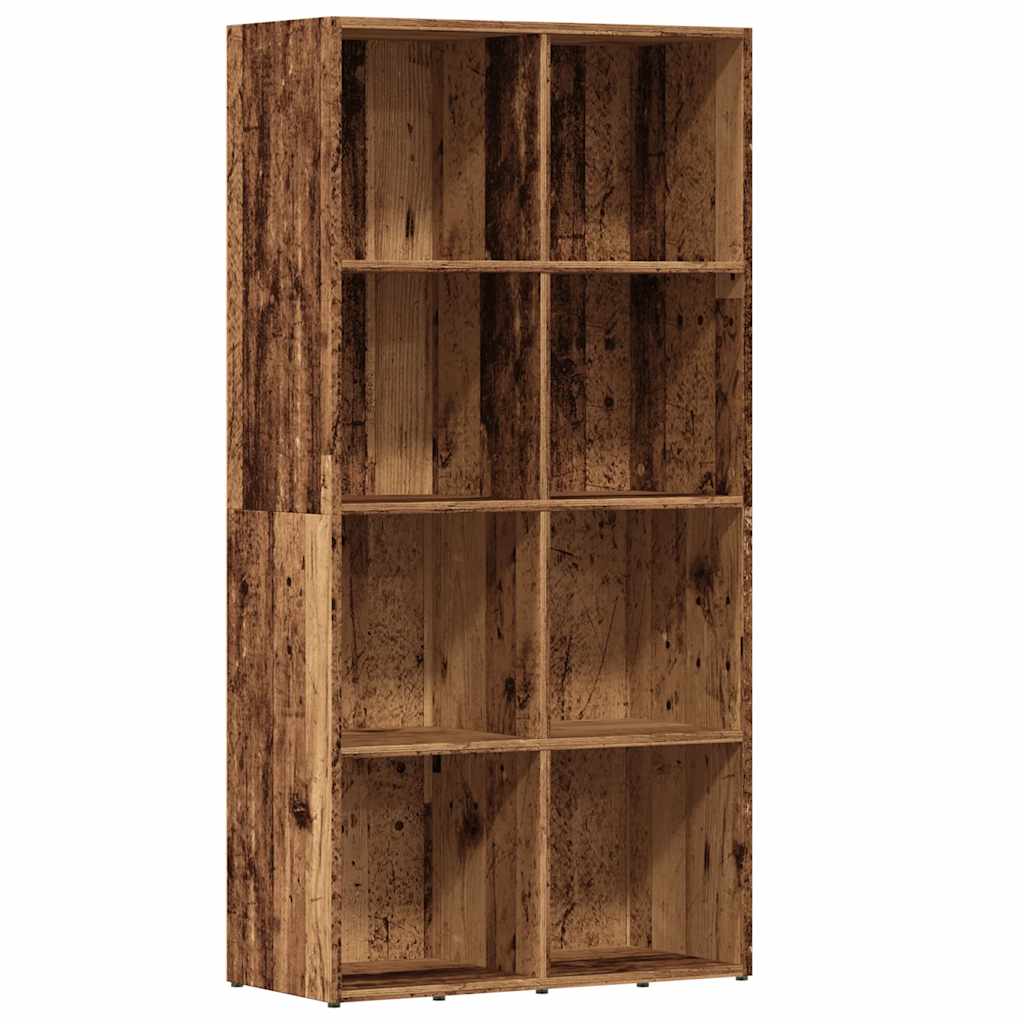 Book Cabinet Old Wood 66x30x130 cm Engineered Wood